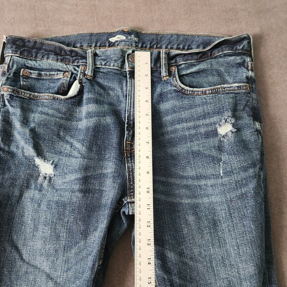 Old Navy Men's Slim Built-in Flex Size 36x25.5" Measured Inseam Hemmed - Picture 3 of 12